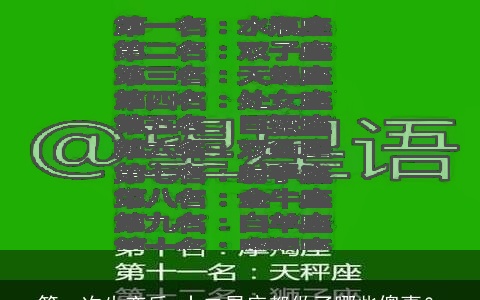 第一次失恋后_十二星座都做了哪些傻事？