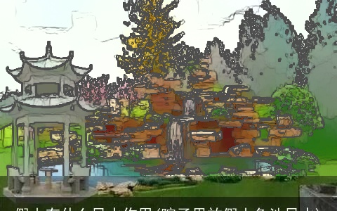 假山有什么风水作用(院子里放假山鱼池风水)