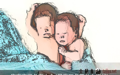 狗宝宝取名字大全(属狗取名带什么字好)