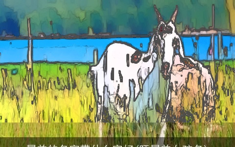 属羊的名字带什么字好(旺属羊女孩名)