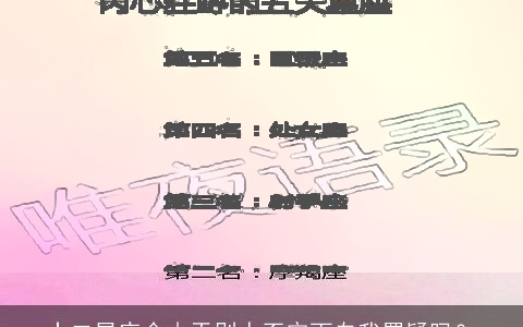 十二星座会由于别人否定而自我置疑吗？