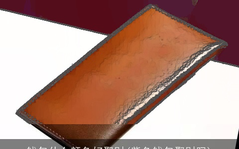 钱包什么颜色好聚财(紫色钱包聚财吗)