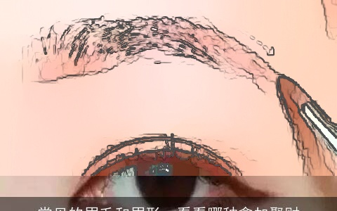 常见的眉毛和眉形，看看哪种愈加聚财