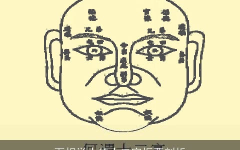 面相学中的十二宫扼要剖析