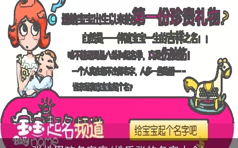 张姓男孩名字库(姓氏张的名字大全)