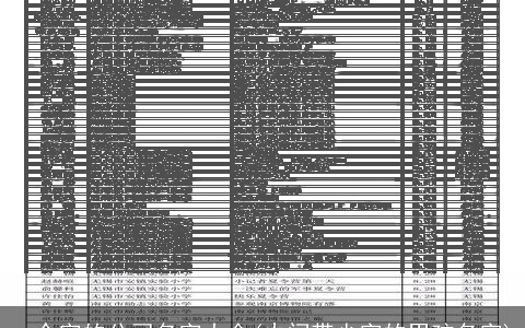 一个字的公司名字大全(中间带少字的男孩名字)