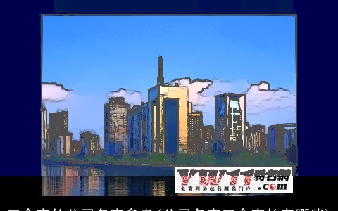 三个字的公司名字参考(公司名字三个字的有哪些)