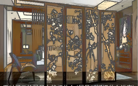 正对门口的屏风上能摆什么(屏风对门摆什么讲究)