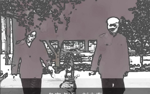 名字点评--刘少奇