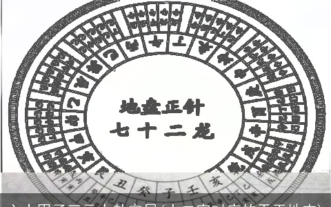 六十甲子三元大卦定局(十二宫对应的天干地支)