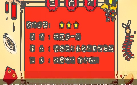 李丞责2023生肖运程(2023董易林生肖运势大解析)