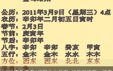 2023 男兔宝宝6月取什么名字 好名字推荐一览表