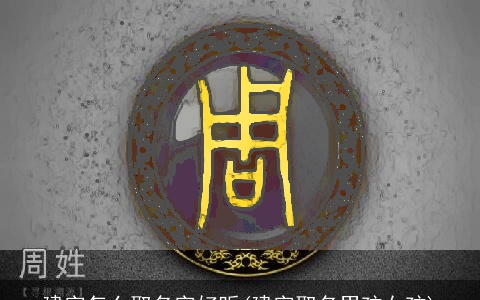 建字怎么取名字好听(建字取名男孩女孩)