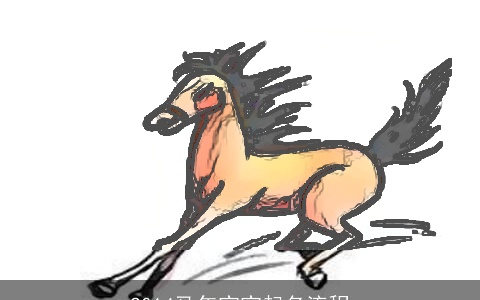 2014马年宝宝起名流程