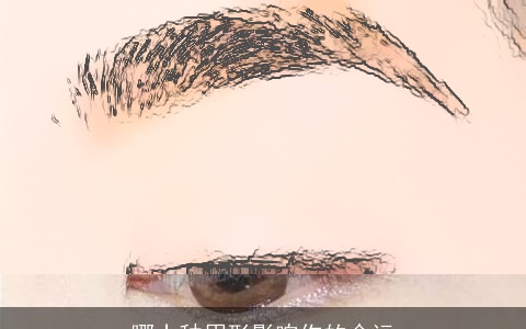 哪十种眉形影响你的命运