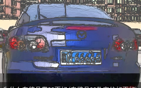 为什么车牌号带95不好(车牌号95数字的好不好)