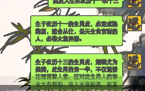 如何增加运气的风水学(怎么提升事业运风水)