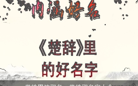 党姓男孩取名，党姓取名字大全