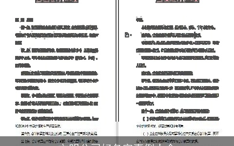 文明公司好名字事例大全