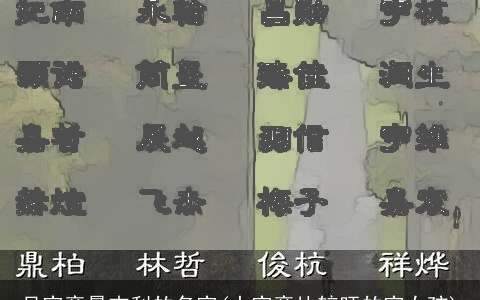 月字旁最吉利的名字(山字旁比较旺的字女孩)
