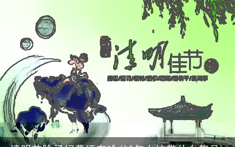 清明节除了扫墓还有啥(过年上坟带什么祭品)