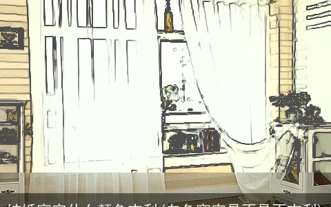 结婚窗帘什么颜色吉利(白色窗帘是不是不吉利)