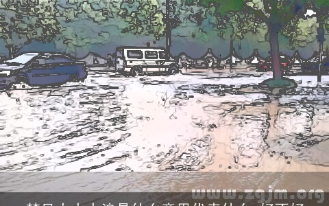 梦见大水大浪是什么意思代表什么 好不好