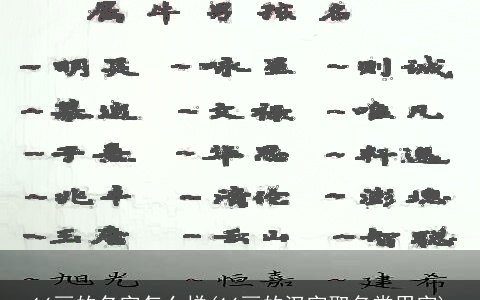 16画的名字怎么样(16画的汉字取名常用字)