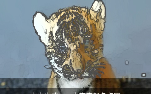 虎虎生威——虎宝宝起名点窍