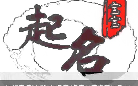 跟海字搭配好听的名字(名字里带海字的名人)