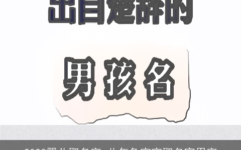 2023婴儿取名字 此年兔宝宝取名宜用字