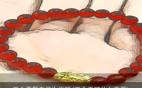 三合要戴自己生肖吗(三合手链什么意思)