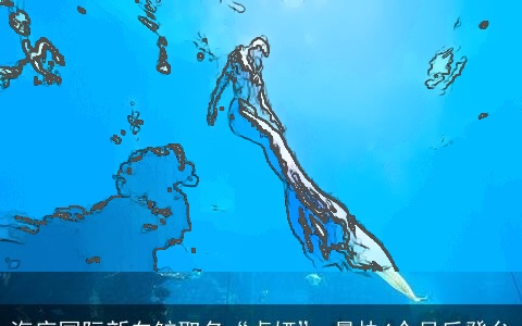 海底国际新白鲸取名“卓娅” 最快4个月后登台