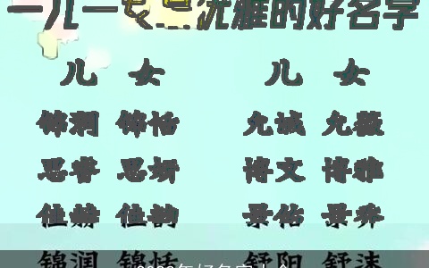 2023年好名字大全