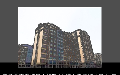 房子前面有塘风水好吗(水塘在房子哪边风水好)