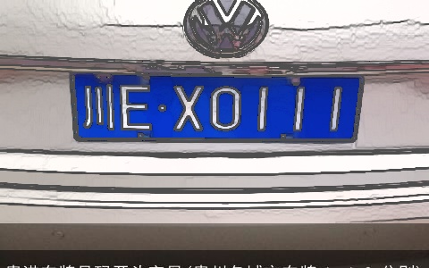 贵港车牌号码开头字母(贵州各城市车牌abcdefg分别)