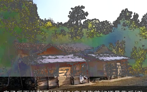 房子后面地势低好不好(房子靠前好还是靠后好)