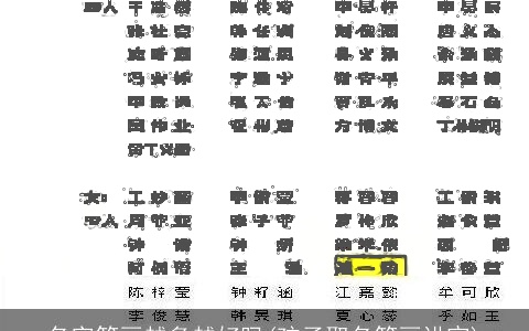 名字笔画越多越好吗(孩子取名笔画讲究)