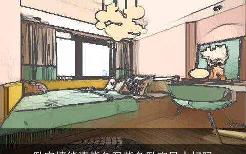 卧室墙能漆紫色吗紫色卧室风水好吗