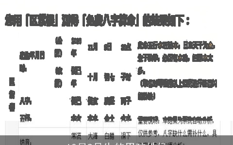 10月9号生的男孩姓侯