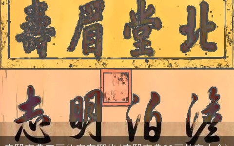 康熙字典三画的字有哪些(康熙字典22画的字大全)