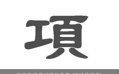 姓班男孩子好听的名字(班姓单字名)