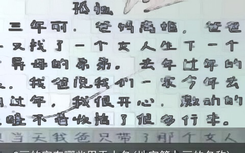 9画的字有哪些用于人名(地字第九画的名称)