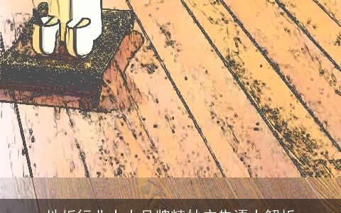 地板行业十大品牌精妙广告语大解析