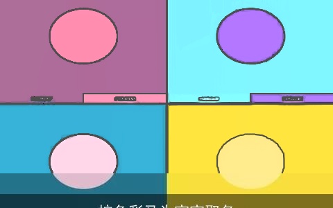 按色彩马为宝宝取名