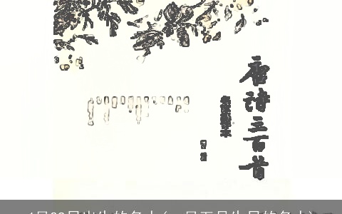 4月29日出生的名人(一月五号生日的名人)