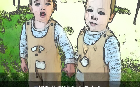 好听的双胞胎姓名大全