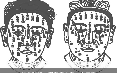 胸前和背上都有痣会有什么寓意