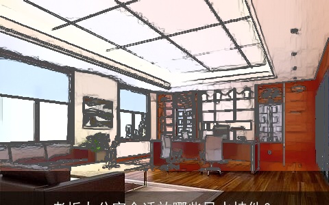 老板办公室合适放哪些风水挂件？