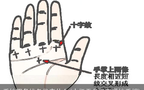 手纹四条线各代表什么(中指无名指下竖纹手相)
